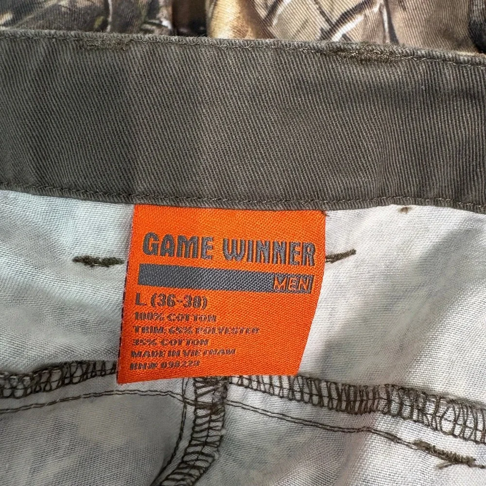 Game Winner Realtree Xtra Pants Mens Large 36-38 Brown Hunting Outdoor Cargo